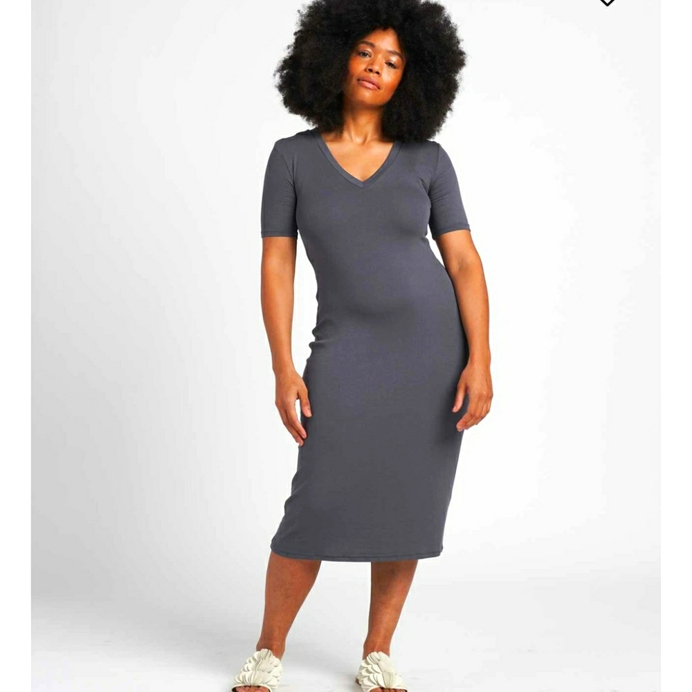 Universal Standard Short Sleeve Foundation Dress